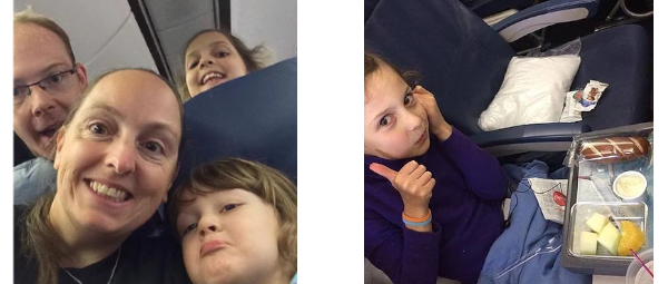 Excited family on a plane