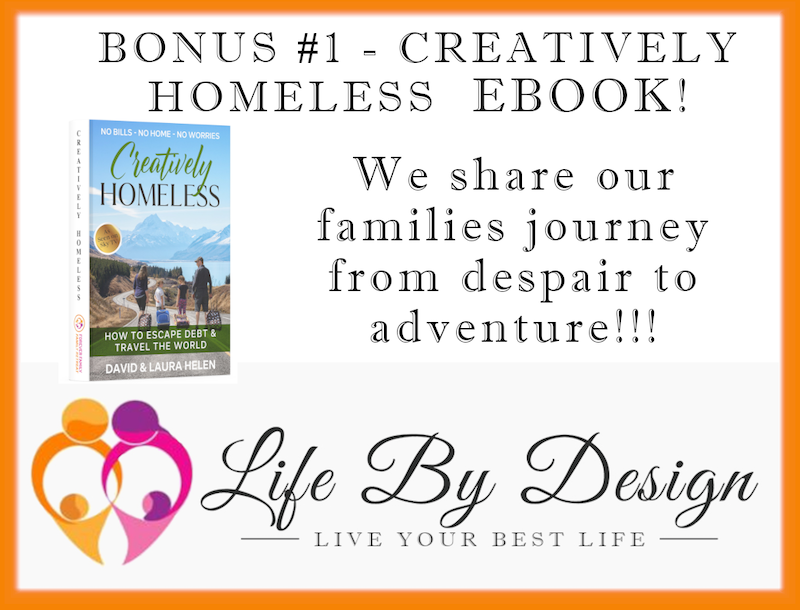 Bonus 1, Creatively Homeless Ebook